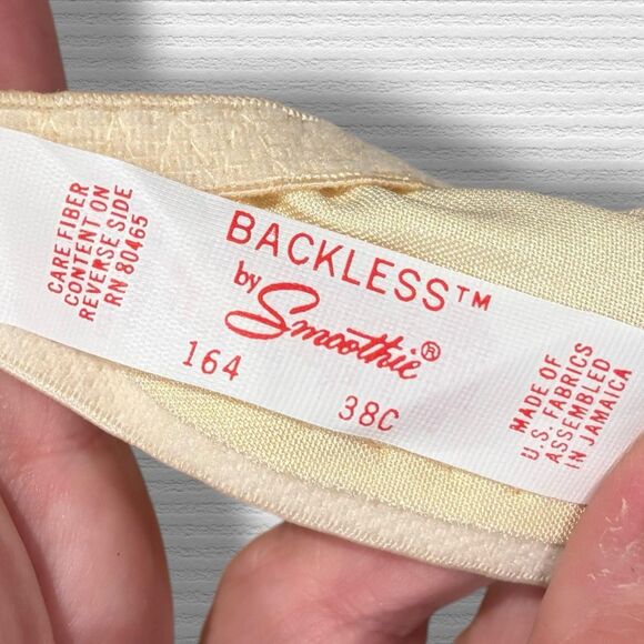 Vintage Smoothie Convertible Backless Bra 38C Style 164 Champ NWT Halter NOS - Picture 7 of 8